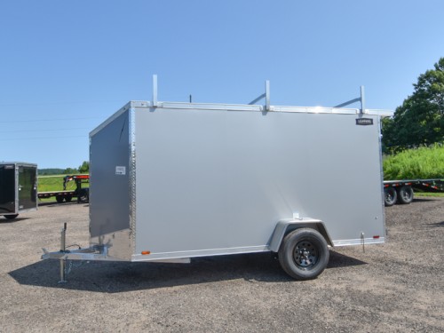 LTF 6'x12' Aluminum Enclosed Cargo Trailer w/Ladder Racks Preview Photo 4