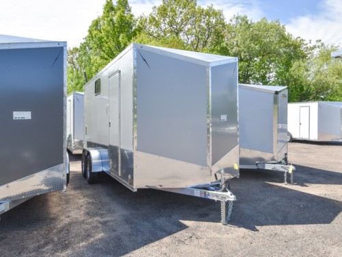 LTF 7'x18' w/Windows Aluminum Enclosed Cargo Trailer Photo
