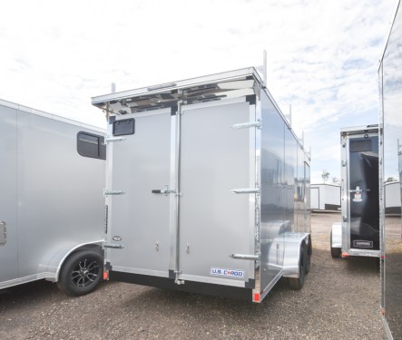 ULAFT 7'x16' Enclosed Cargo Trailer w/Ladder Racks Preview Photo 2