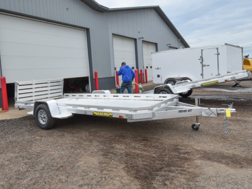 7814ST BT Aluminum Utility Trailer Photo