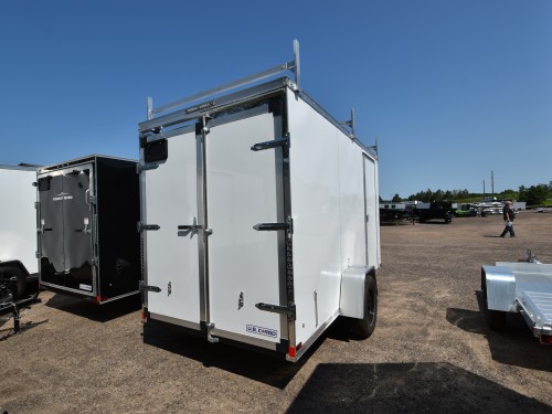 ULAFT 6'x12' Enclosed Cargo Trailer w/Ladder Racks Preview Photo 2