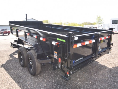 DL 83"x16' 14K w/Telescopic Hoist & 24" Sides Dump Trailer Preview Photo 2