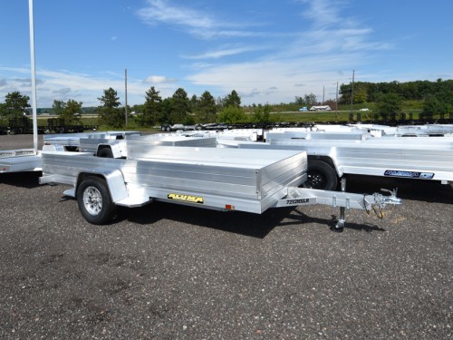 7212H SLR Aluminum Utility Trailer w/12" Solid Sides Photo