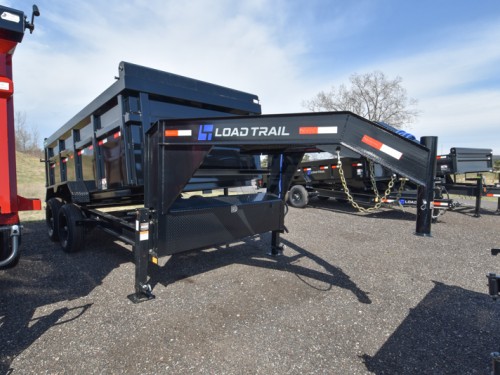 DG 83"x14' Low-Pro w/48" Sides Gooseneck Dump Trailer Preview Photo 2