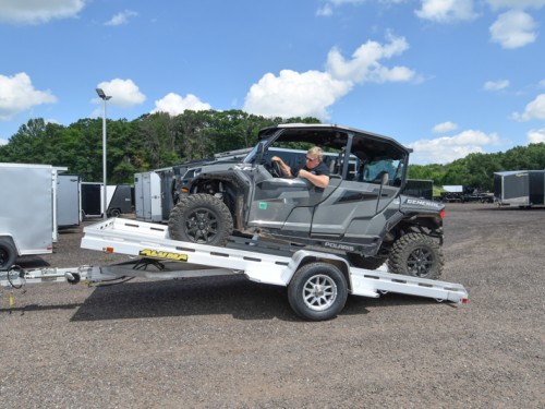 7815 Tilt Aluminum Utility Trailer Photo