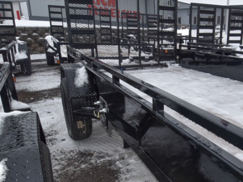 77"x12' w/Solid Sides Utility Trailer Preview Photo 3