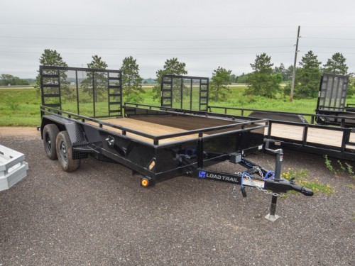 83"x14' w/Solid Sides Utility Trailer Photo