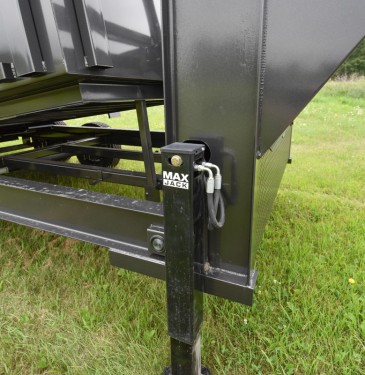 83"x14' w/48" Sides & Telescopic Cylinder Gooseneck Dump Trailer Preview Photo 3