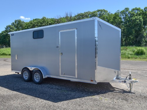 LTF 7'x18' w/Windows Aluminum Enclosed Cargo Trailer Photo