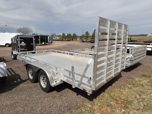 2020 Aluma 7816 ESA Aluminum Tandem Axle Utility Trailer Preview Photo 3