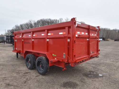 83"X16' 20k (Super Singles)  w/48" Sides Dump Trailer Preview Photo 2