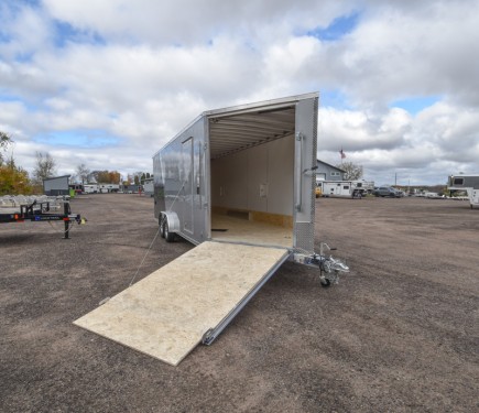 7.5'x27' Drive In/Out Snowmobile/UTV Enclosed Trailer Preview Photo 4