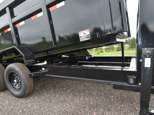 DG 83"x14' 14K Low-Pro w/48" Sides Gooseneck Dump Trailer Preview Photo 5
