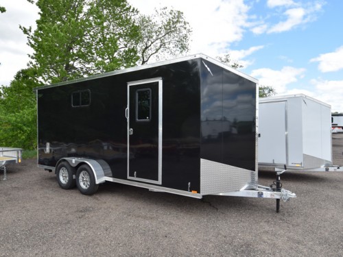 7'x18' Enclosed Cargo Trailer w/Windows Preview Photo 1