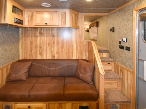 2018 Lakota Charger 8415 w/Slide Living Quarters Horse Trailer Preview Photo 7