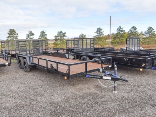 83"x20' Utility Trailer w/HD Ramp Photo