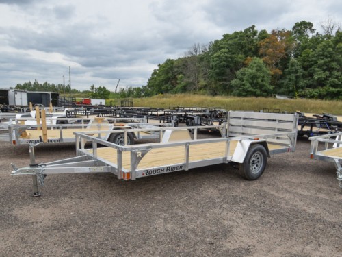 6.5'x14' SA w/HD Package & Bi-Fold Ramp Utility Trailer Photo