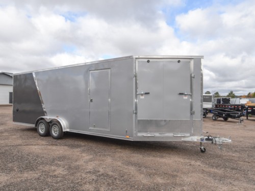 7.5'x27' Drive In/Out Snowmobile/UTV Enclosed Trailer Photo