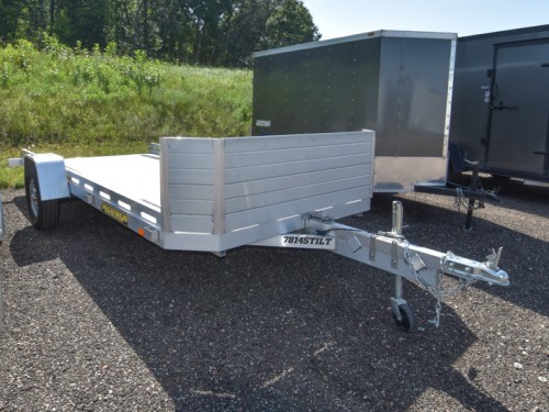 Aluma 7814 Tilt Utility Trailer w/Rock Guard Preview Photo 2