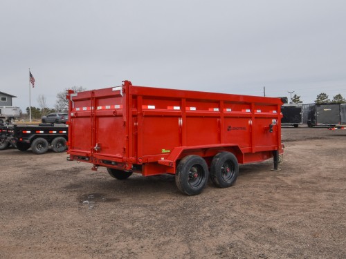 83"X16' 20k (Super Singles)  w/48" Sides Dump Trailer Preview Photo 3