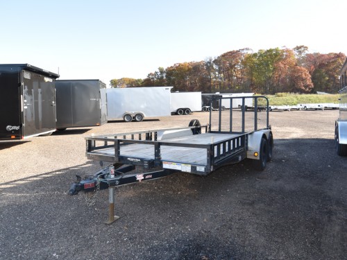 PJ 83"x16' 7K ATV/UTV Trailer w/Side Rail Ramps Preview Photo 1