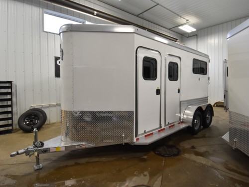 Ju-Lite 2 Horse Warm Blood Bumper Pull Horse Trailer Preview Photo 2