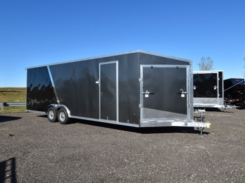 8.5'x24' Drive In/Out Snowmobile/UTV Trailer Photo