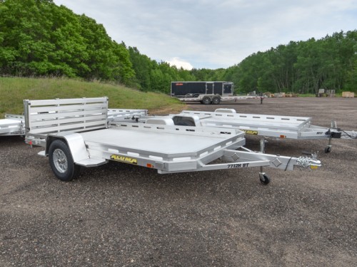 7712H BT Aluminum Utility Trailer Photo