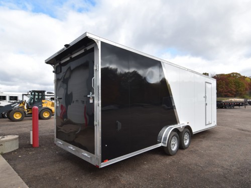 7.5'x29' (24'+5' V) Snowmobile/UTV Enclosed Trailer Preview Photo 3