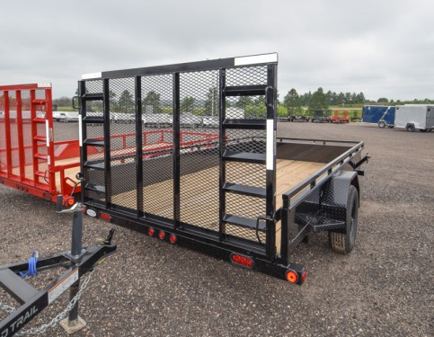 83"x12' w/Solid Sides Utility Trailer Preview Photo 2