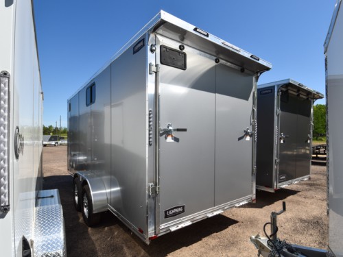LTF 7'x18' w/Windows Aluminum Enclosed Cargo Trailer Preview Photo 3