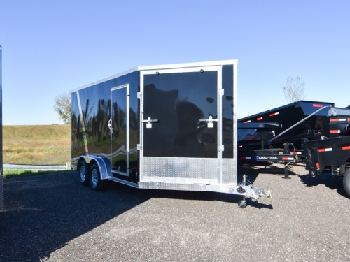 7.5'x19' Drive In/Out Snowmobile/UTV Trailer Photo