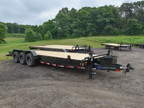 83"x21+3' Dove 21K w/MAX Ramps Equipment Trailer Photo