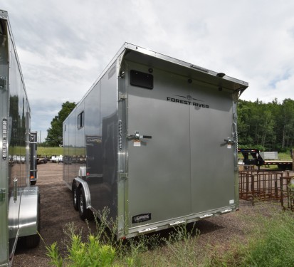 8.5'x20' Enclosed Carhauler/Cargo Trailer w/Windows Preview Photo 2