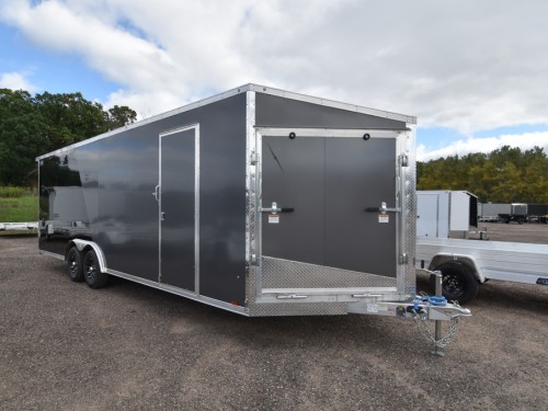 LTFCH 8.5'x28' 10K Drive In/Out Snowmobile/UTV Trailer Photo