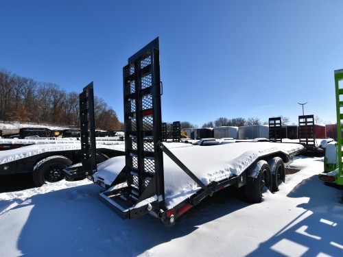 **DEMO H8X 102"x18'+2' Dove 16K Equipment Trailer Preview Photo 2