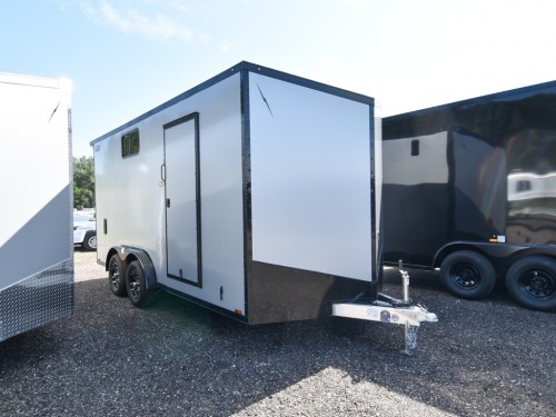 7.5'x16' Aluminum Enclosed Cargo Trailer w/Insulation & Windows Photo