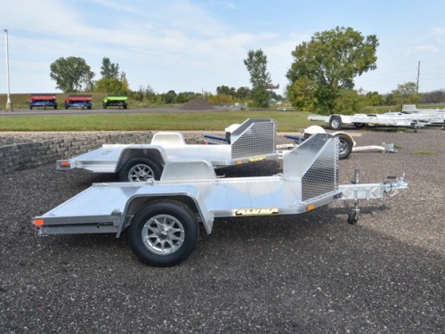 MC1F Folding Aluminum Motorcycle Trailer Preview Photo 2