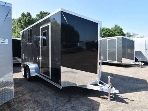 LTF 7'x16' Aluminum Enclosed Cargo Trailer w/Windows Photo