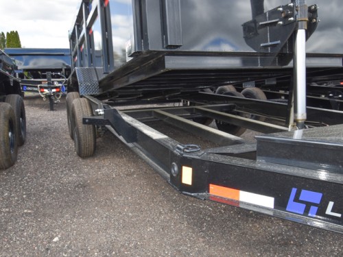DL 83"x14' 14K w/Telescopic Hoist & 48" Side Dump Trailer Preview Photo 5