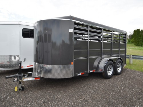 500 ES 6'8"X16' Stock Trailer Photo