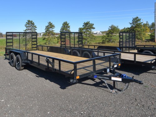 83"x20' 7K Utility Trailer w/Mesh Sides Preview Photo 1