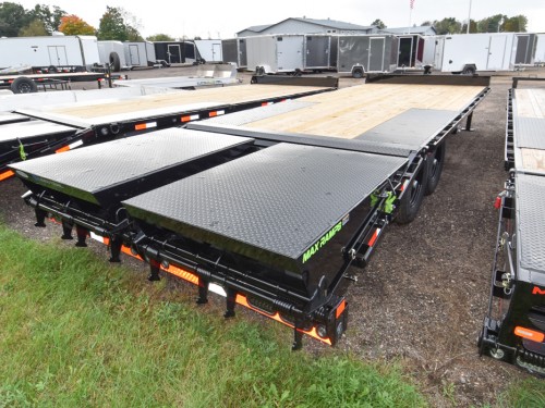 PS 102"x20+5' Dove 14K Deckover Equipment Trailer Preview Photo 3