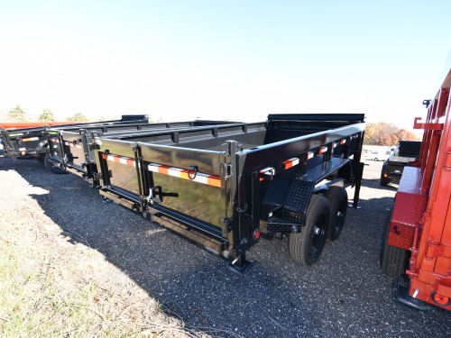 83"x14 w/24" Sides Gooseneck Dump Trailer Preview Photo 3