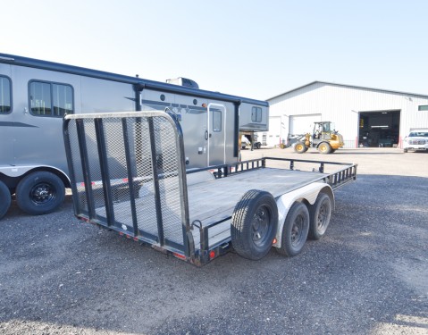PJ 83"x16' 7K ATV/UTV Trailer w/Side Rail Ramps Preview Photo 3