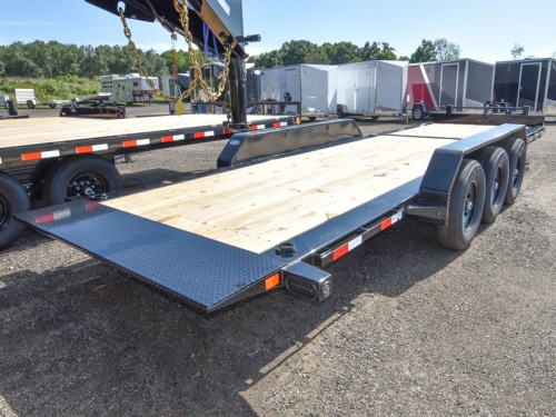 TH 83"x16'+8' Stationary 21K Gravity Tilt Equipment Trailer Preview Photo 3