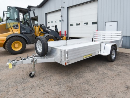 8114H SR 4K Aluminum ATV/Utility Trailer w/Aluminum Spare & Mount Photo