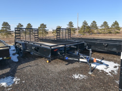 83"x16' Utility Trailer w/Solid Sides Photo