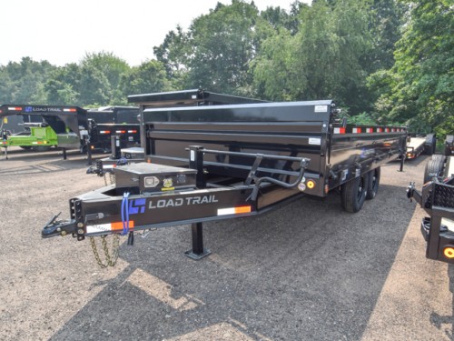 96"x16' w/18" Fold-Down Side Dump Trailer Photo
