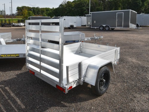 486  Aluminum Utility Trailer w/12" Solid Sides Preview Photo 2